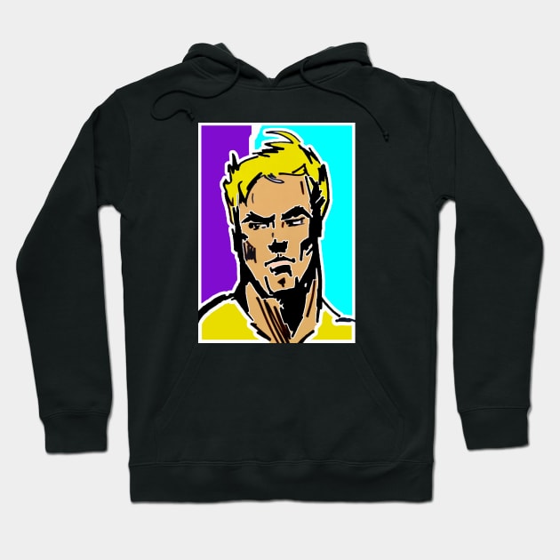 Blonde Guy Graphic Hoodie by LupiJr